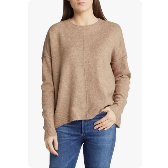 Vince Camuto Sweaters - Vince Camuto women's size small Crewneck Sweater in Latte Heather Size Small NWT